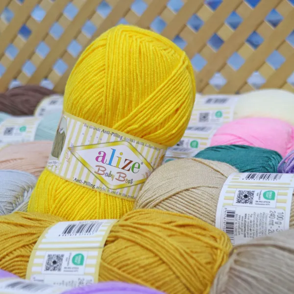 Alize Baby Best, Беж №256 – купить | Candy Yarn