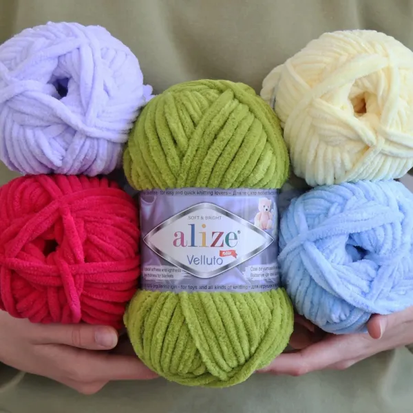 Alize Velluto, Молочний №62 – купити | Candy Yarn