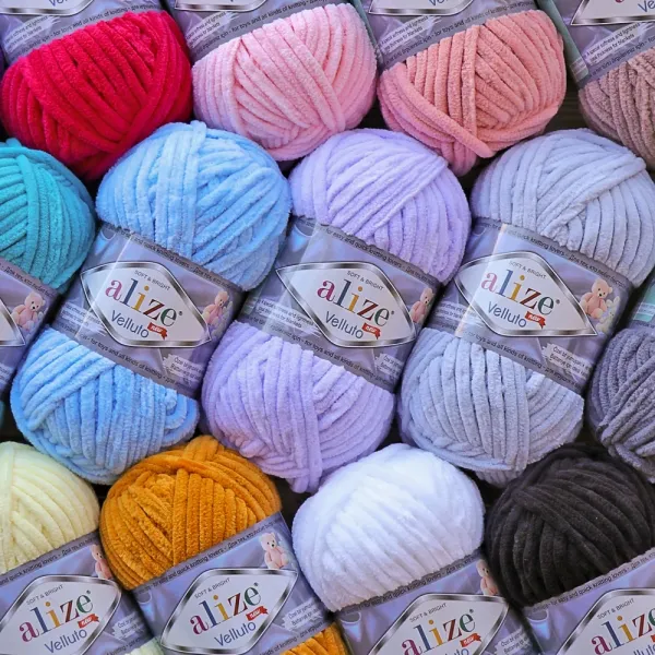 Упаковка Alize Velluto, Тютюново-коричневий №329, 5шт – купити | Candy Yarn