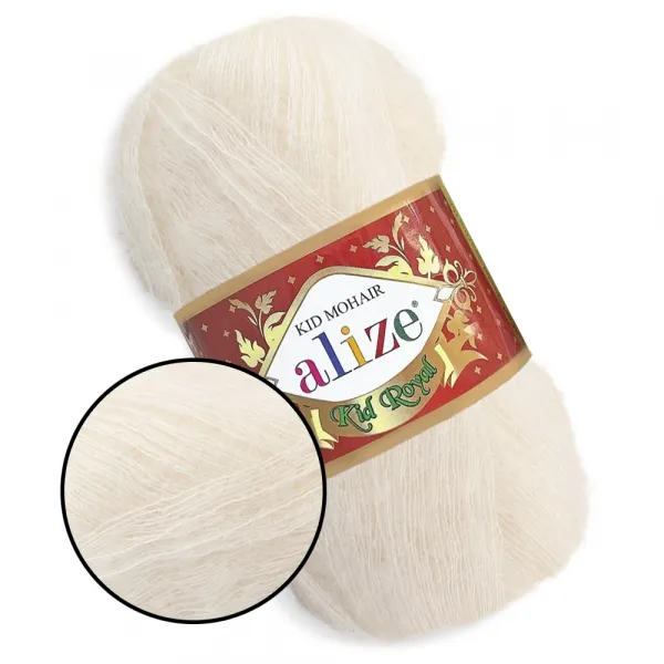 Alize Kid Mohair50, Молоко №1 – купить | Candy Yarn