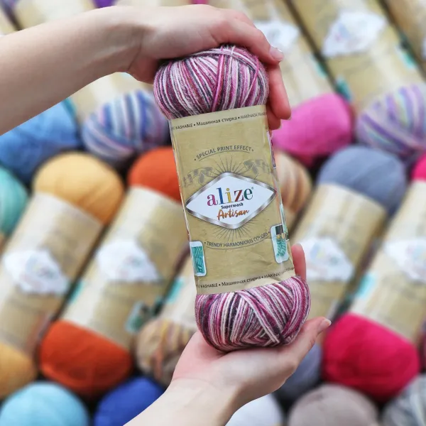 Alize Superwash Artisan, Светло-серый №51 – купить | Candy Yarn