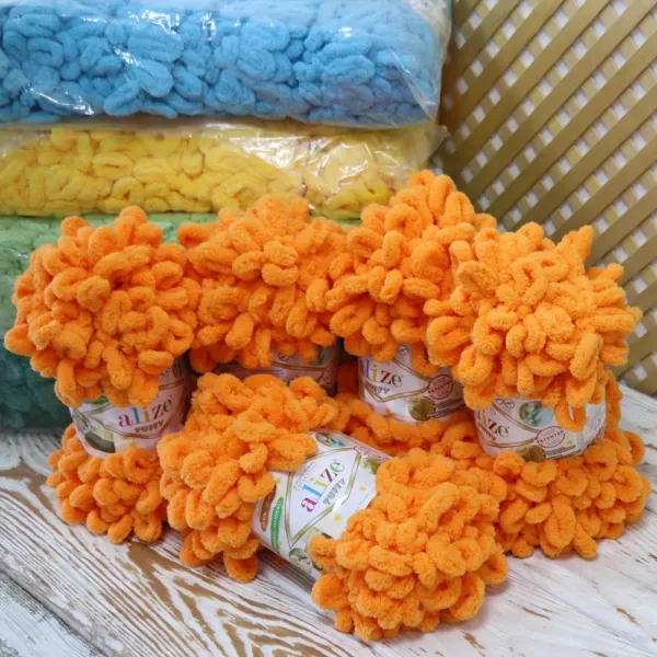 Упаковка Alize Puffy, Петроль №646, 5шт – купить | Candy Yarn