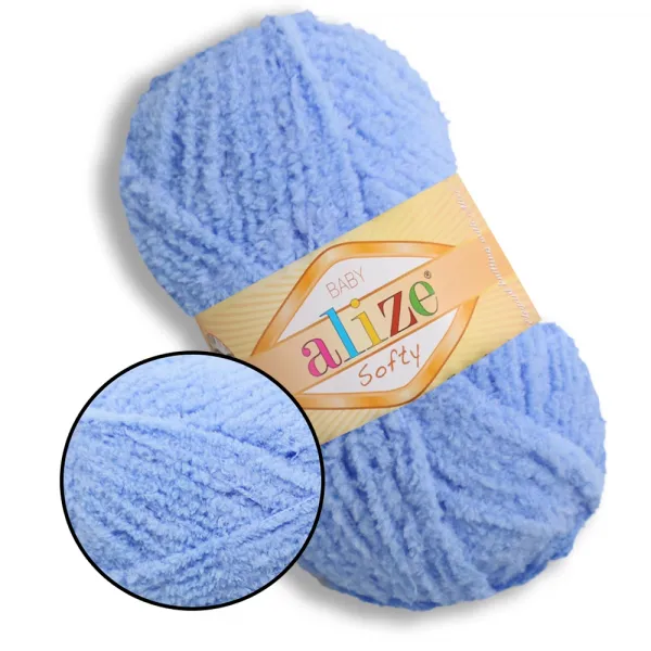 Alize Softy, Голубой №40 – купить | Candy Yarn