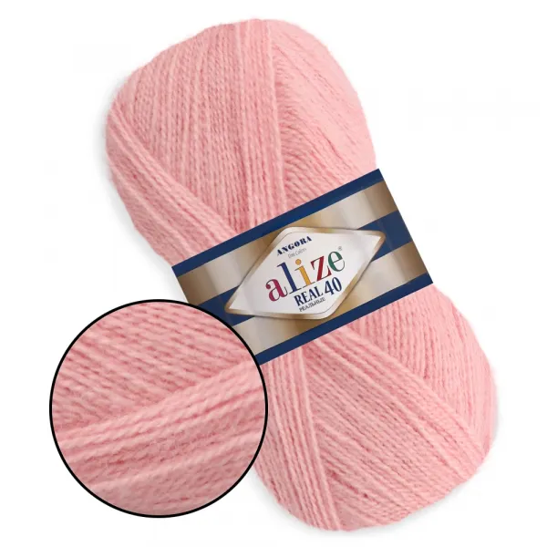Alize Angora Real 40, Нежная роза №363 – купить | Candy Yarn