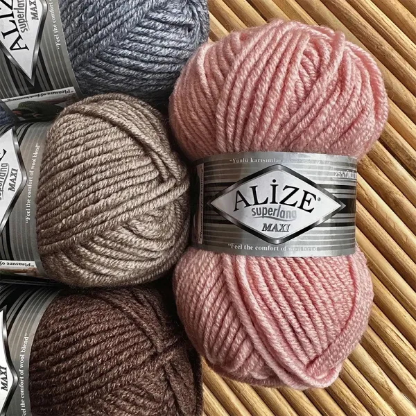 Alize Super Lana Maxi, Василек №141 – купить | Candy Yarn