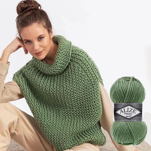 Alize Super Lana Maxi, Темная пудра №204 – купить | Candy Yarn
