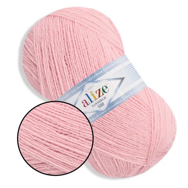 Alize 800 Lana Gold / Лана Голд 800, 100г/730м полушерстяная пряжа – купить | Candy Yarn