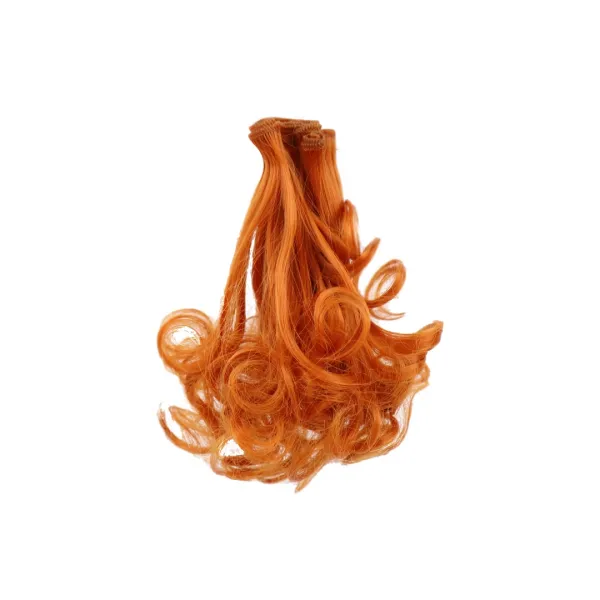 Волосы кудри-трес, рыжий (№T2735), 15см*100см – купить | Candy Yarn