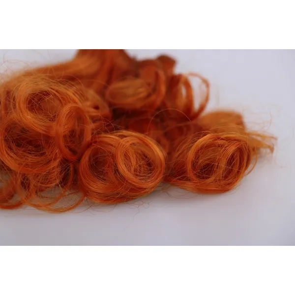 Волосы кудри-трес, рыжий (№T2735), 15см*100см – купить | Candy Yarn