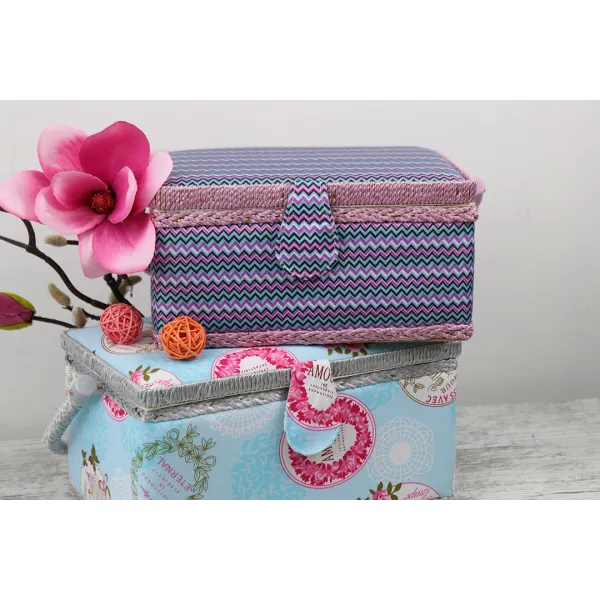 Шкатулка для рукоделия, 059А, 24*17.5*13см – купить | Candy Yarn