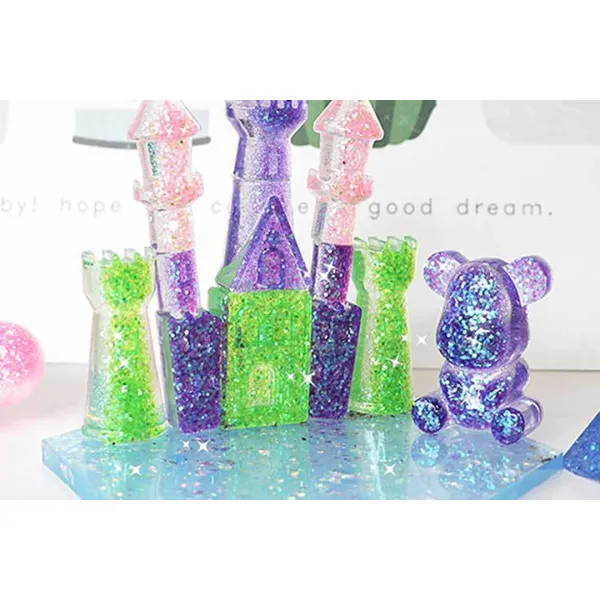 Блискітки для декору, 5г, градієнтний, жовтий – купити | Candy Yarn
