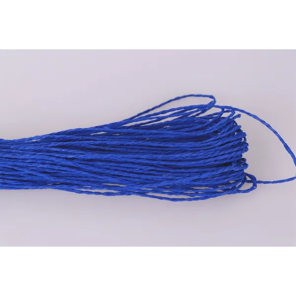 Паперовий шнур, однотонний, синій, 2мм, 30м, Китай – купити | Candy Yarn