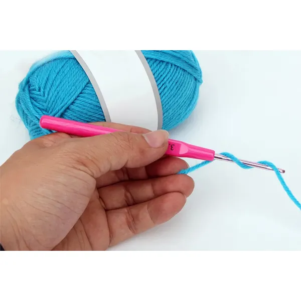 Гачок SKC алюмінієвий з пластиковою ручкою, 4.50мм – купити | Candy Yarn