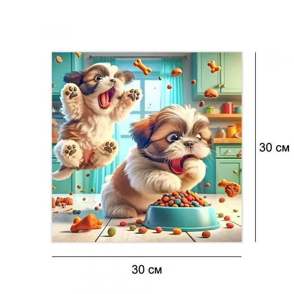 Алмазна мозайка без підрамника 30*30 