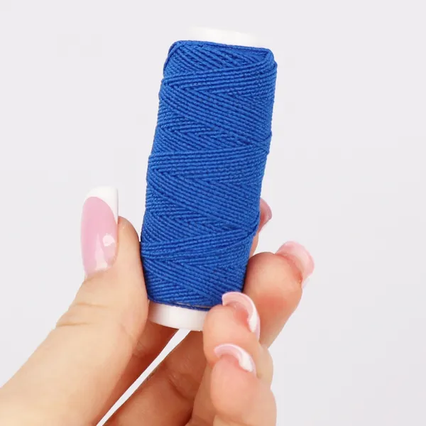 Нитка-гумка 0.6 мм, 20 м, синя – купити | Candy Yarn