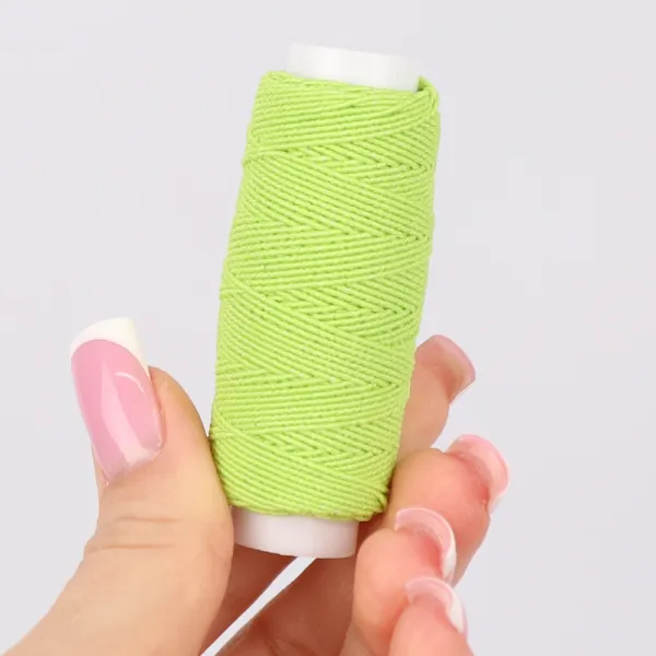 Нитка-резинка 0.6 мм, 20 м, зеленая – купить | Candy Yarn