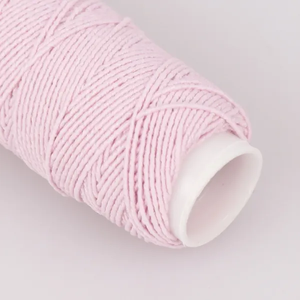 Нитка-резинка 0.6 мм, 20 м, розовая – купить | Candy Yarn