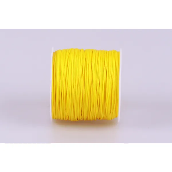 Нефритовая нить, желтая, 0.8мм, 95м – купить | Candy Yarn
