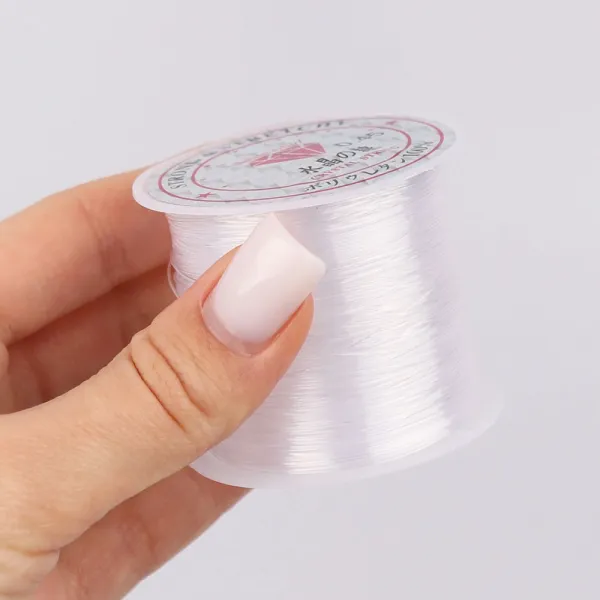 Мононитка прозора (тонка волосінь), 0.45 мм, 25 м – купити | Candy Yarn