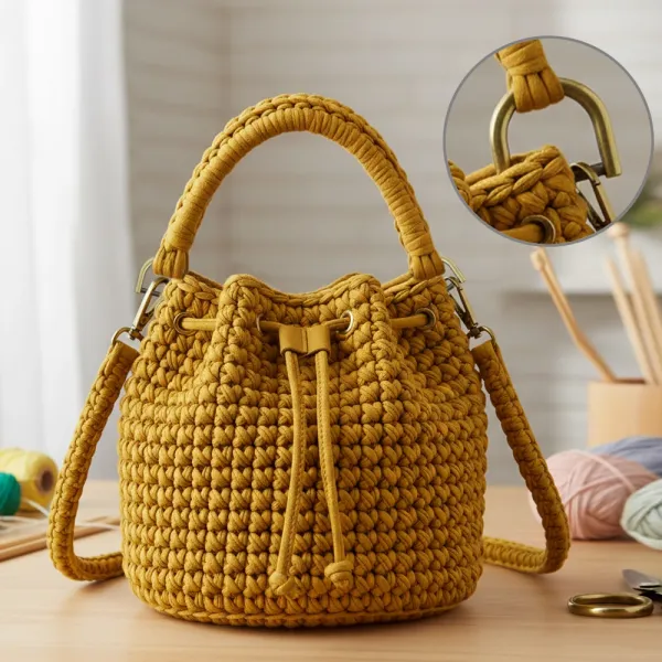 Ручкодержатель на винте, 2.6 см (внутренний - 2 см), бронза – купить | Candy Yarn