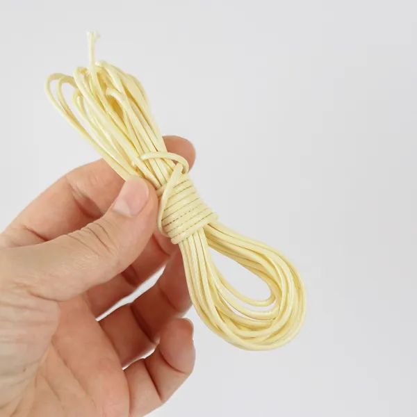 Шнур вощенный 2мм, 5м, бежевый – купить | Candy Yarn