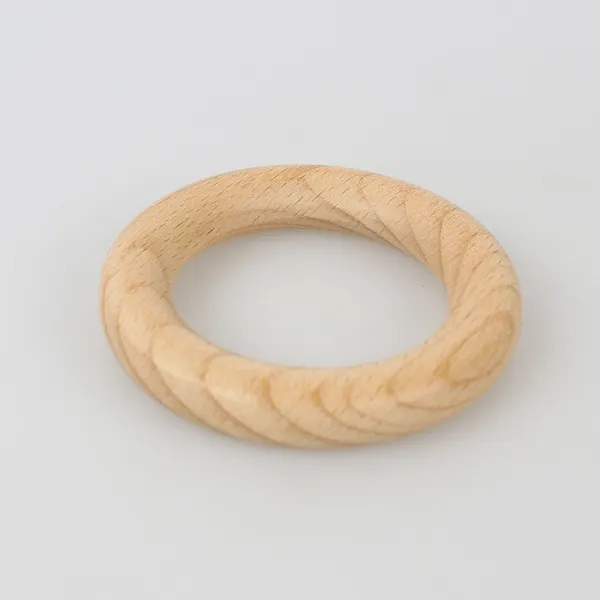 Дерев'яне кільце для макраме (слінгобус), 70мм, бук – купити | Candy Yarn