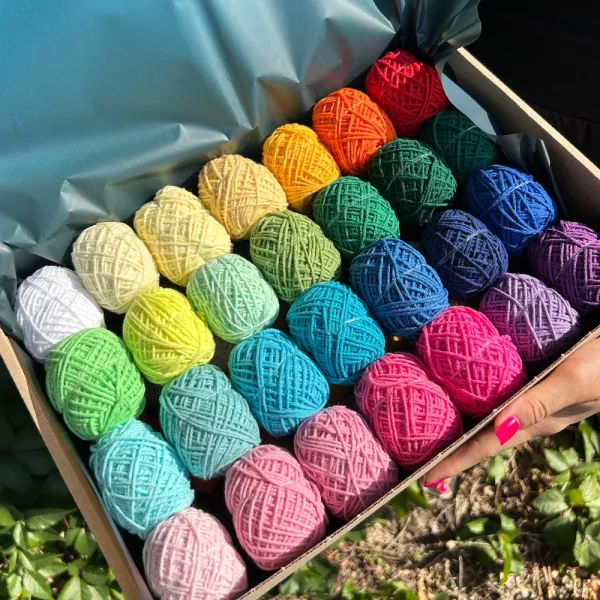 Великий набір для в'язання іграшок, 60 кольорів – купити | Candy Yarn