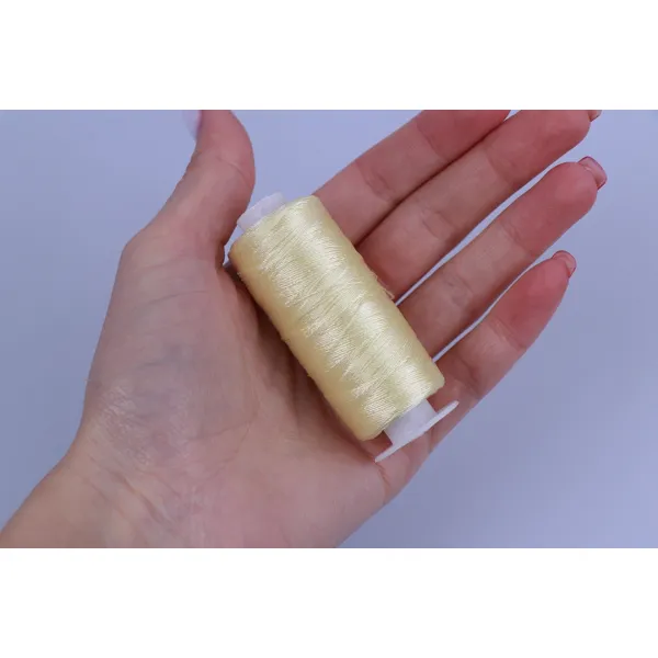 Нитка для вишивки бісером, Жовта 200м 5A-43 – купити | Candy Yarn