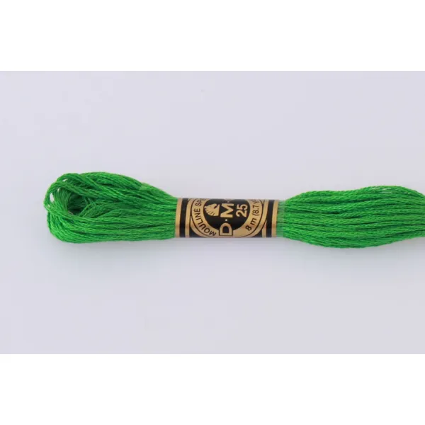 Нитка Мулине DMC, 117 №701 Рождественский светло-зеленый – купить | Candy Yarn