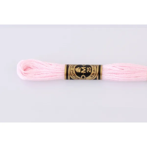 Нитка Муліне DMC, 117 №818 Ніжно-рожевий – купити | Candy Yarn