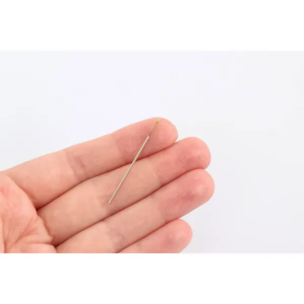 Игла для вышивания, 38мм, золотое ушко – купить | Candy Yarn