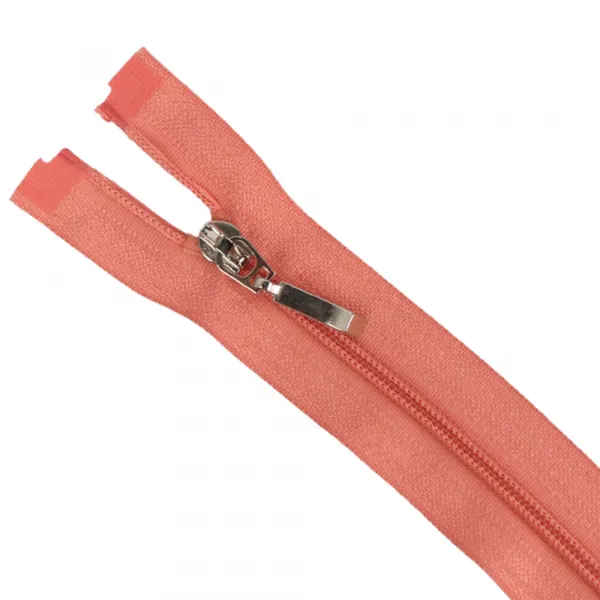 Спіральна блискавка 60см, персикова, Тип 3, 1 бігунок – купити | Candy Yarn