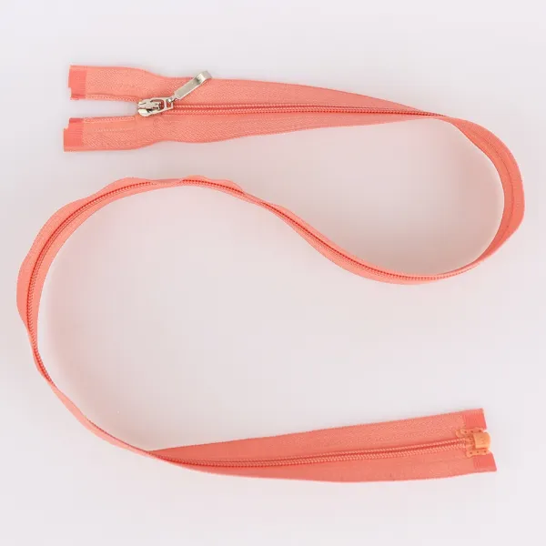 Спіральна блискавка 60см, персикова, Тип 3, 1 бігунок – купити | Candy Yarn