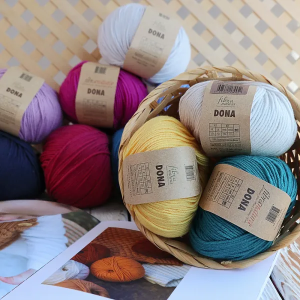 FibraNatura Dona, Темно-синий №106-24 – купить | Candy Yarn