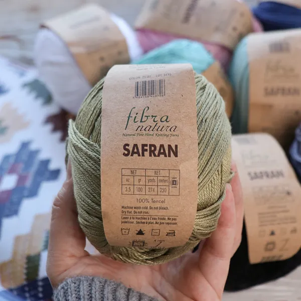 FibraNatura Safran, Лазурь №25-09 – купити | Candy Yarn