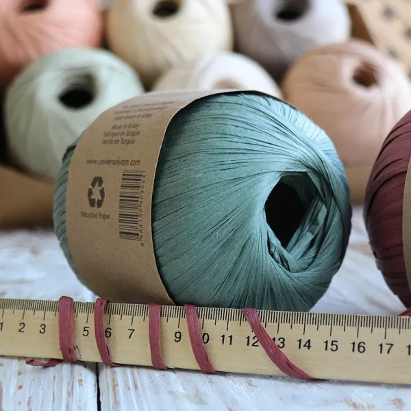 FibraNatura Raffia, Пастельный №116-23 – купить | Candy Yarn