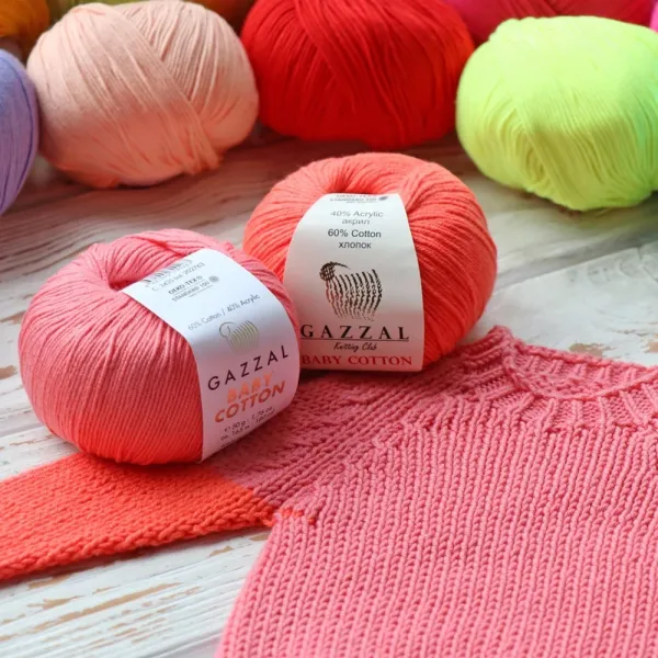 Gazzal Baby Cotton, Изумруд №3467 – купить | Candy Yarn