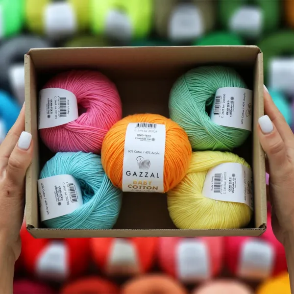 Gazzal Baby Cotton, Розовый №3468 – купить | Candy Yarn
