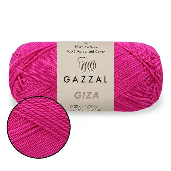 Gazzal Giza, Фуксия №2469 – купить | Candy Yarn