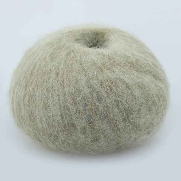 Gazzal Super Kid Mohair, Серо-бежевый №64407, пряжа для паутинки из мохера – купить | Candy Yarn