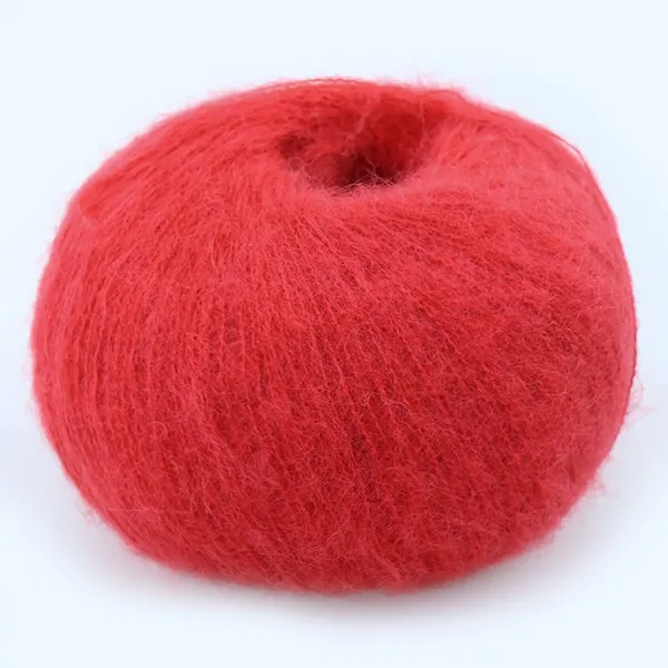 Gazzal Super Kid Mohair, Червоний №64416, пряжа для павутинки з мохера – купити | Candy Yarn