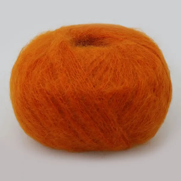 Gazzal Super Kid Mohair, Яскраво-помаранчевий №64429, пряжа для павутинки з мохера – купити | Candy Yarn