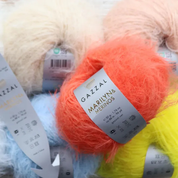 Gazzal Marilyn & Merinos, Коралл №8264 – купити | Candy Yarn