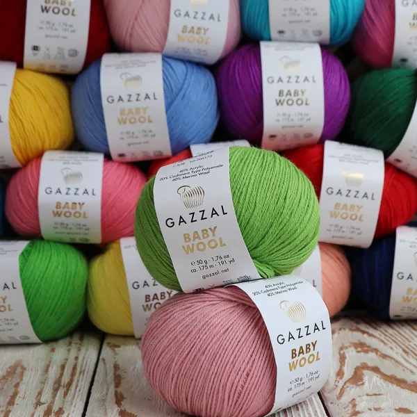 Gazzal Baby Wool, Фиолетовый №815 – купить | Candy Yarn