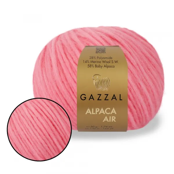 Gazzal Alpaca Air, Пион №85 – купить | Candy Yarn