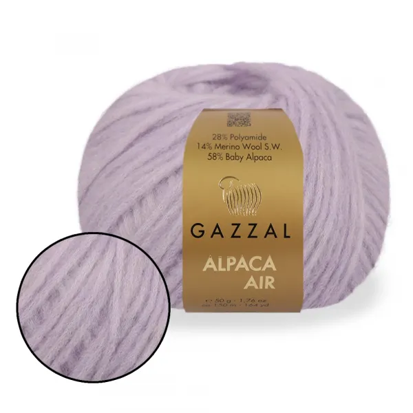 Gazzal Alpaca Air, Раняя сирень №89 – купить | Candy Yarn