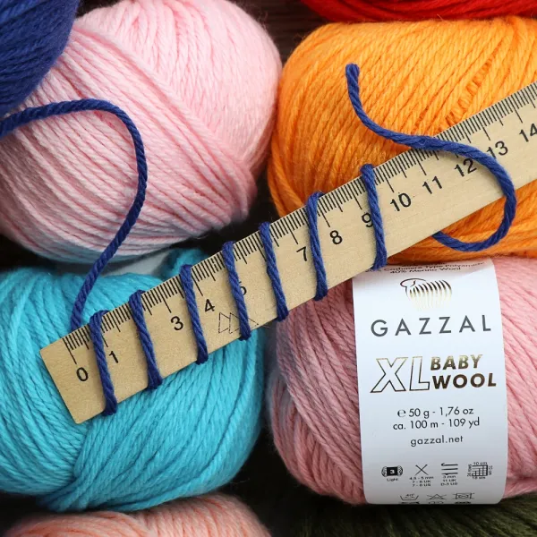 Gazzal XL Baby Wool, Салат №821 – купить | Candy Yarn