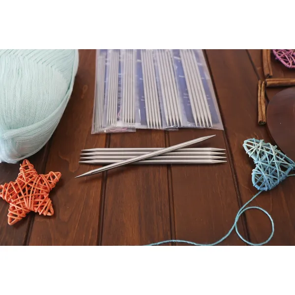Спицы острые носочные 3.50мм-15см Sharp DPN, Hiya Hiya – купить | Candy Yarn