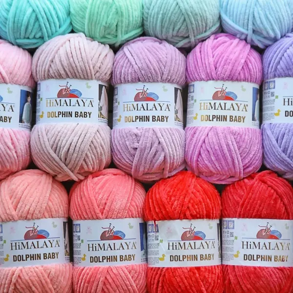Himalaya Dolphin Baby, Ярко-сиреневый №80358 – купить | Candy Yarn