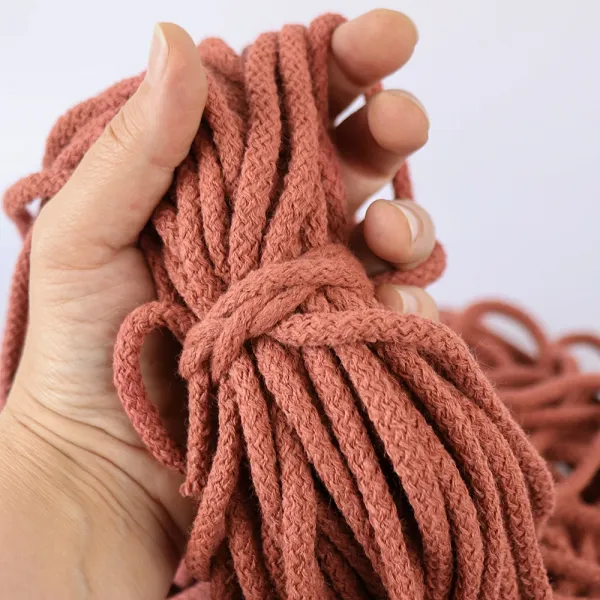 Шнур акриловый для сумок, Кирпичный 6 мм*50 м – купить | Candy Yarn